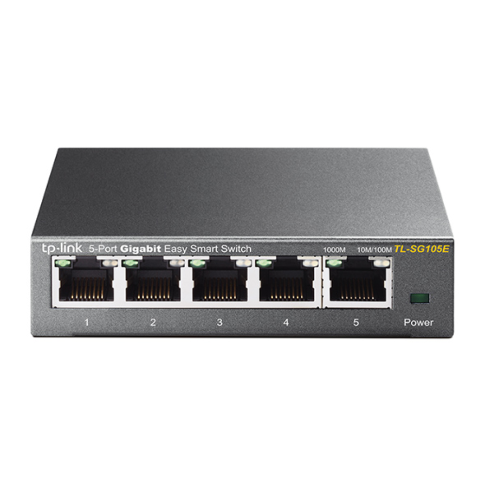 Switch TP-Link Easy Smart 5 Puertos Gigabit Gestion Centralizada TL-SG105E