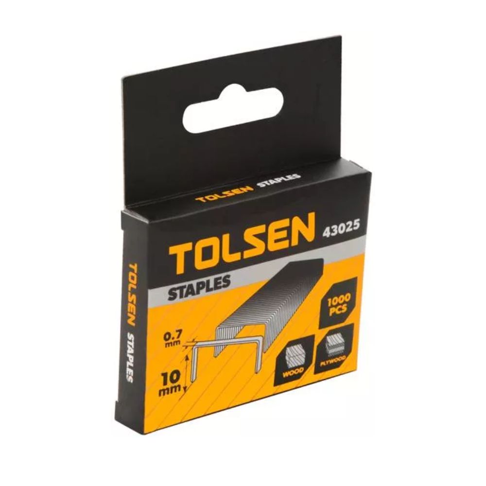 Caja de 1000 piezas de Grampa Tolsen 1.2x10mm 43029