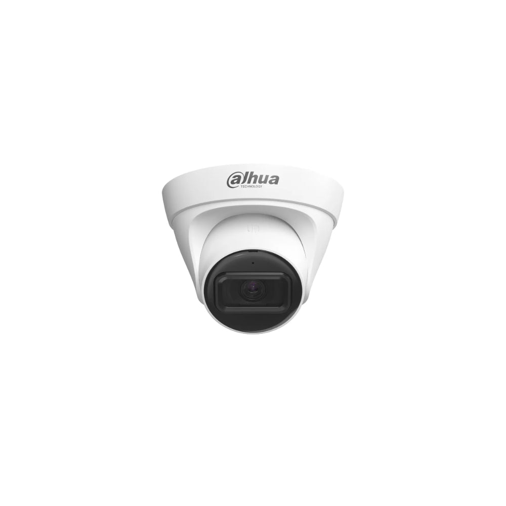 Camara IP Dahua Domo 2MP con Audio Metal/Plastica IR 30 metros PoE 1xRJ45 IP67 IPC-HDW1230T1P-A-0280B-S6