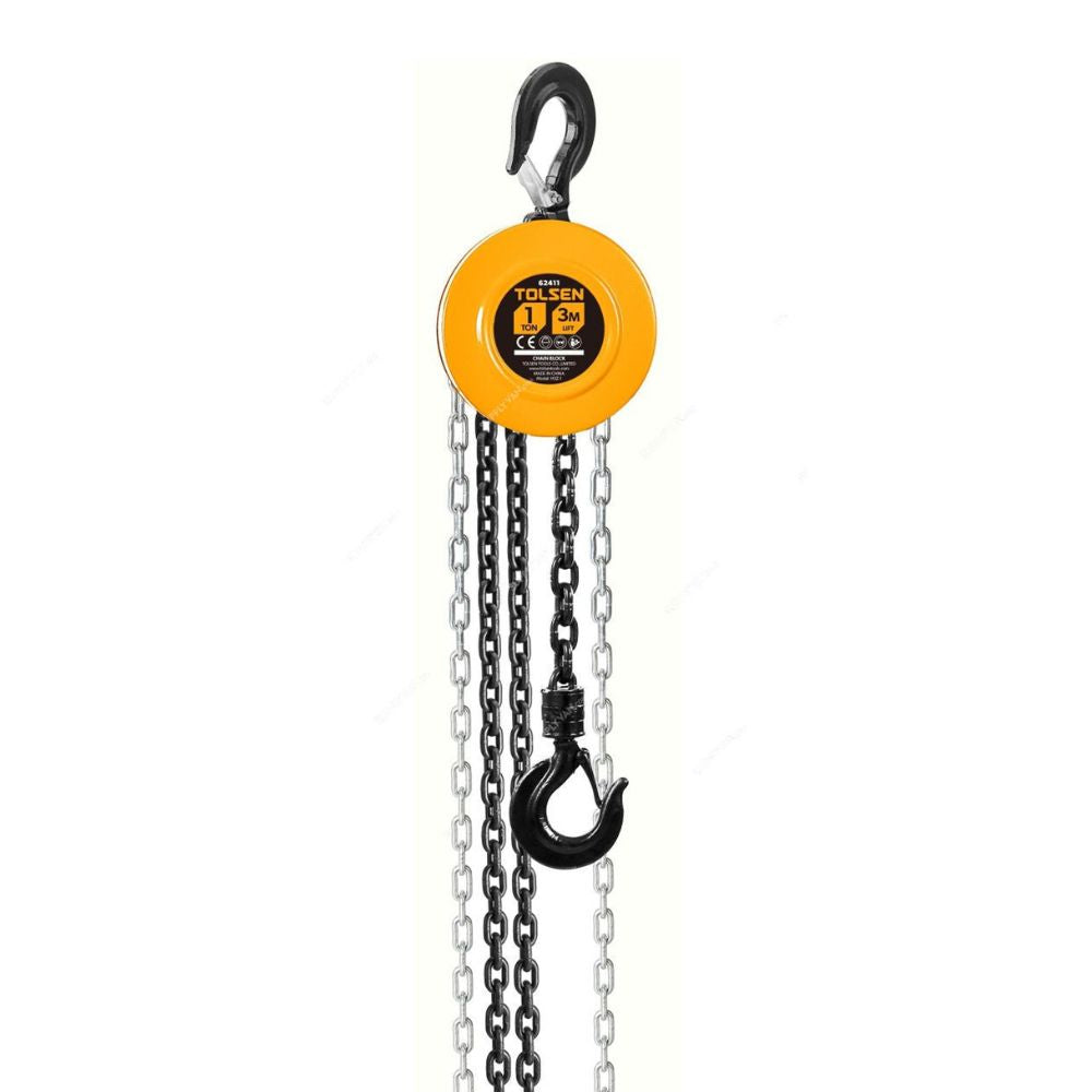 Bloque de Cadena Tolsen Industrial de 2Ton de 3Metros 62402