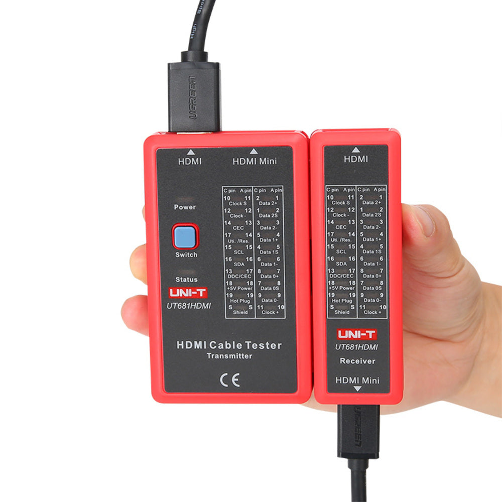 Tester para Cable HDMI y Mini HDMI Uni-T UT681HDMI