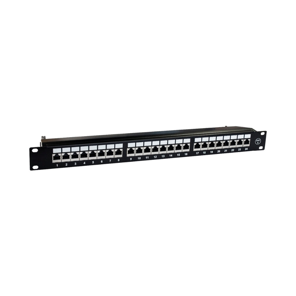 Patch Panel Dimax de 24 Puertos Categoria 6 19" Cumple con RoHS Permite Etiquetar Incluye Accesorios C852