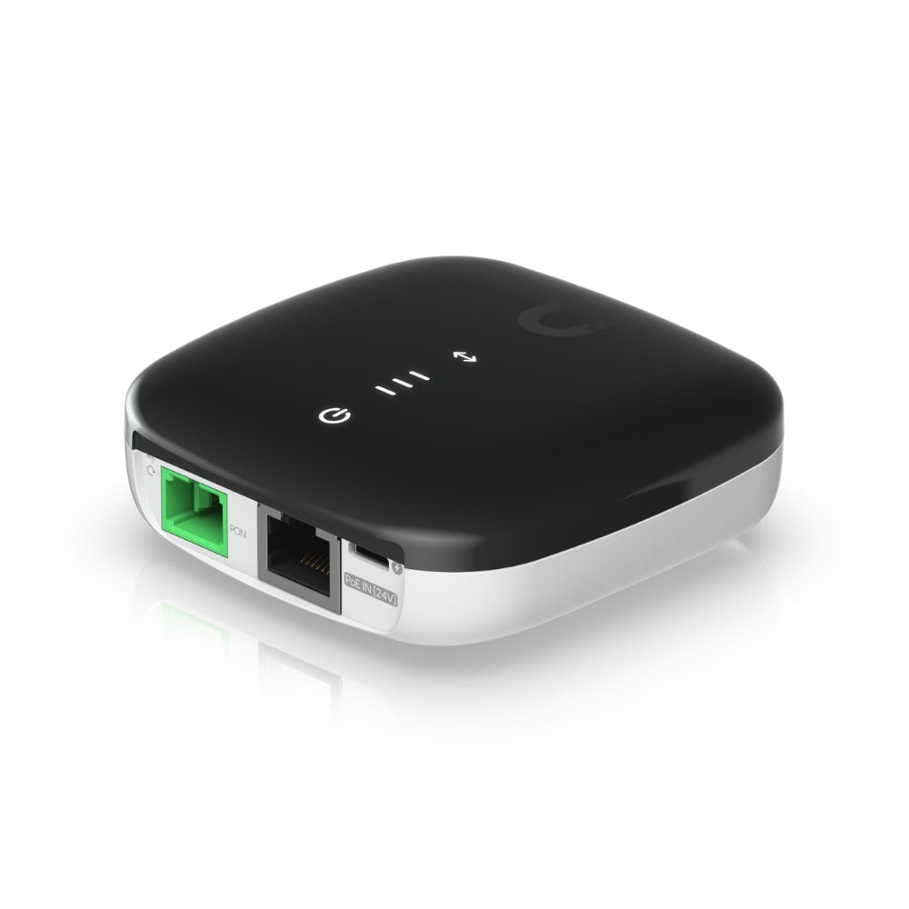 Ufiber Ubiquiti Loco CPE GPON WAN SC/UTP GPON 1xEthernet Gigabit 550Mbps PoE Incluido 24Vdc 0.3Amp Compatible con OLTs de Otros UB-UF-LOCO