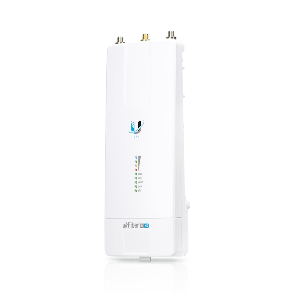 Radio Ubiquiti Airfiber 5X HD 5GHz 1000Mbps Polaridad Slant Encriptacion 128bits AES Potencia 29dBm Requiere Antena UB-AF-5XHD