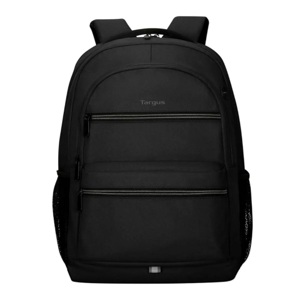 Mochila Targus 15.6" Octave II Acolchado para Proteger Laptop Correas Acolchadas Ajustables Bolsillo Lateral para Botella de Agua color Negro TBB637GL