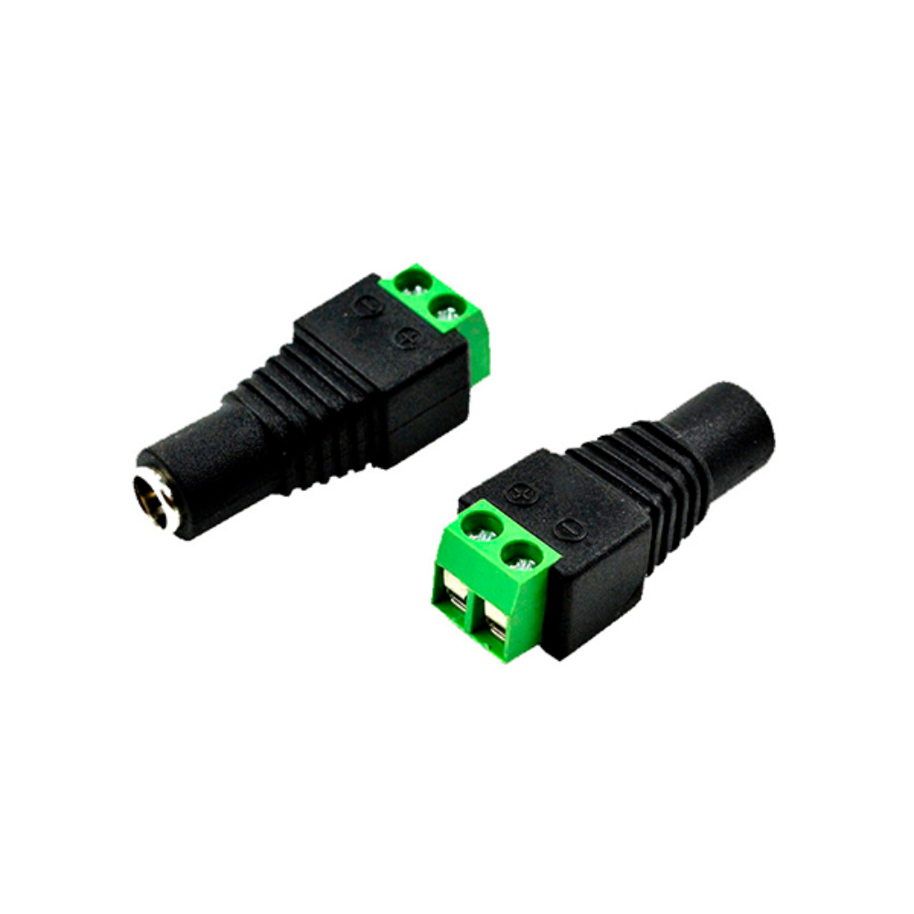 Plug DC Dimax tipo Hembra con Bornera Bolsa de 10 Piezas N036