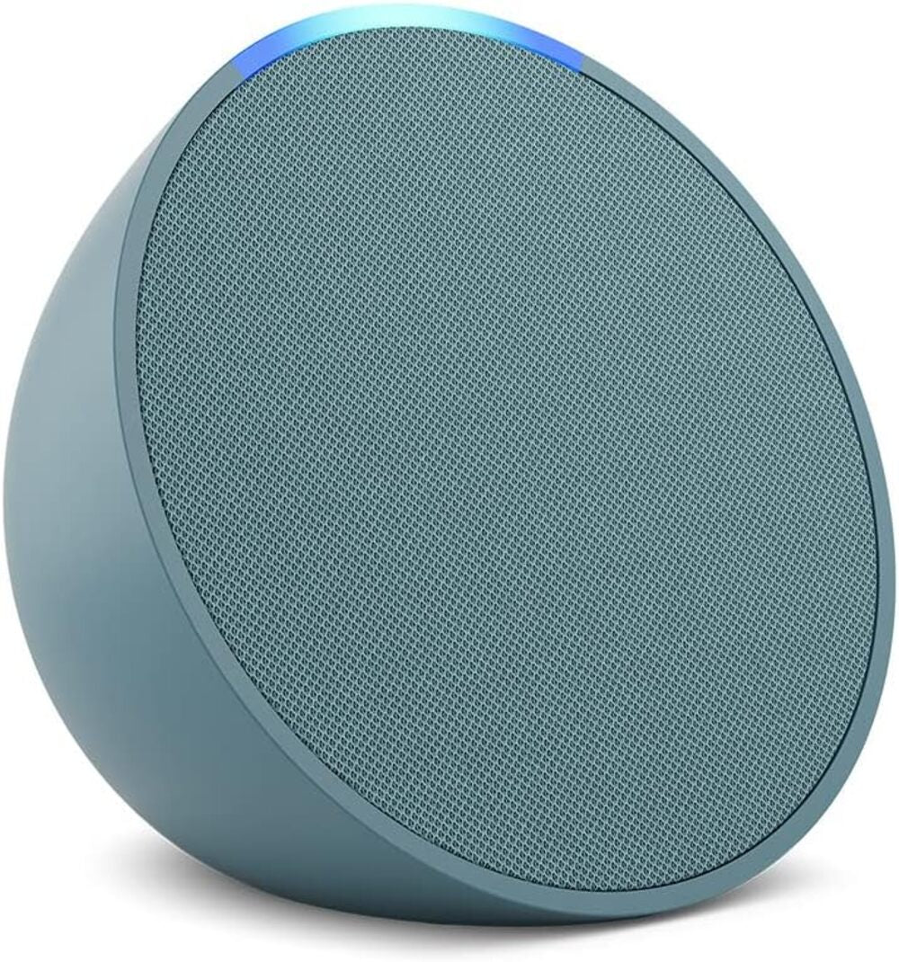 Parlante Amazon Alexa Echo Pop 1ra Gen Sonido HiFi Doble Banda 2.4 y 5.0GHz Bluetooth color Verde C2H4R9-V