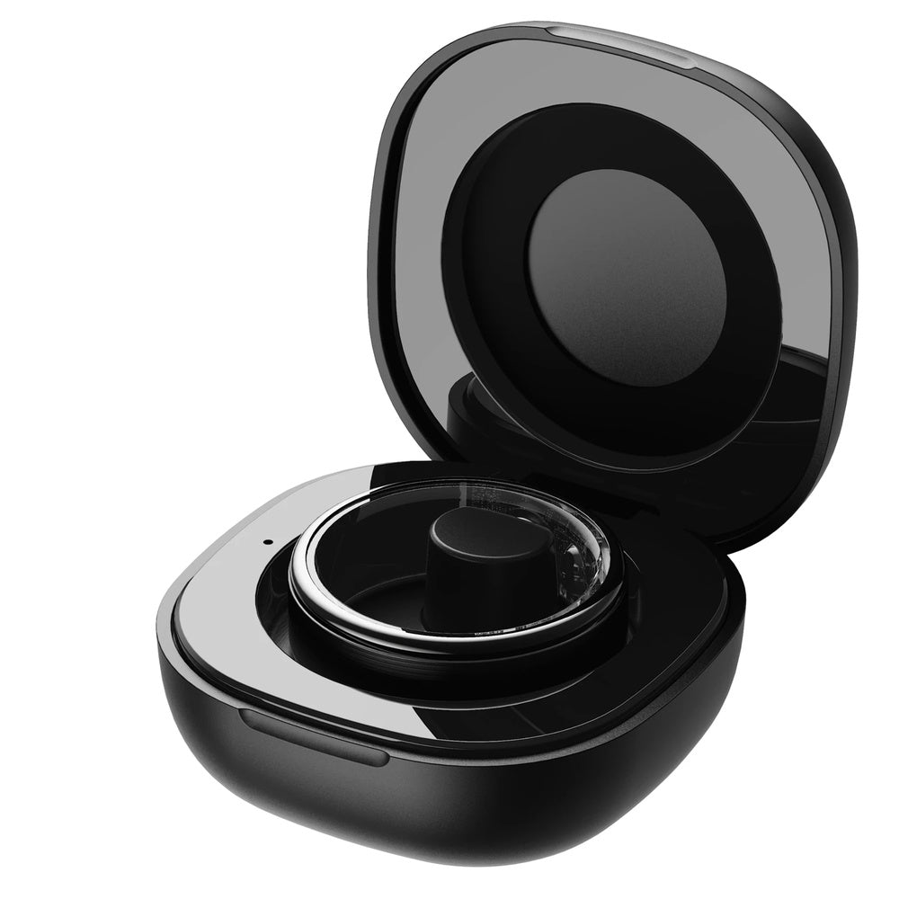 Anillo Inteligente Havit Tamaño #12 Diametro Monitorea Salud Resistencia 5ATM Estuche carga 13 veces Negro M7083-12-BK