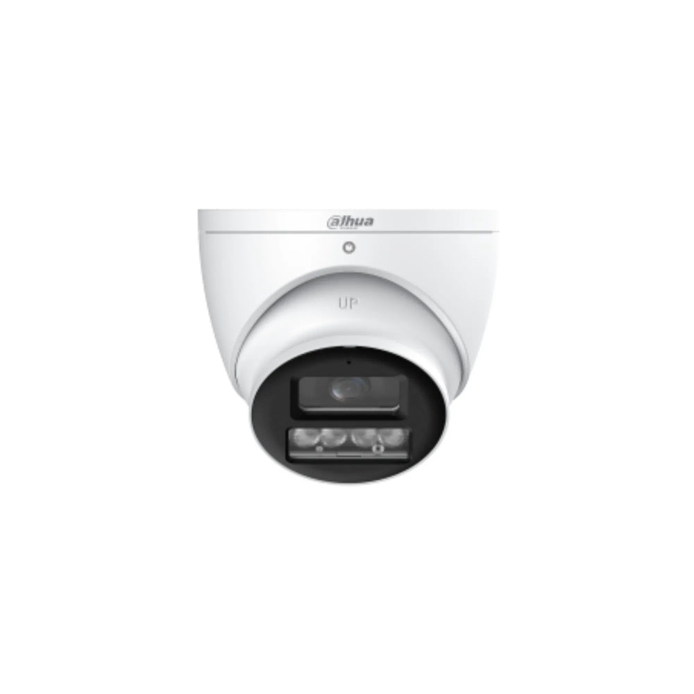 Camara Dahua HDCVI Domo 5MP Lente 2.8mm Smart Dual Light Luz 40m Microfono CVI CVBS AHD TVI IP67 HAC-HDW1500T-IL-A-S3-DIP