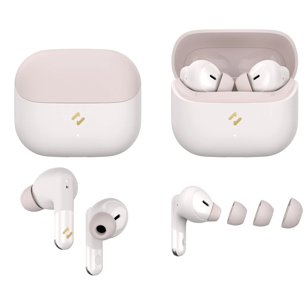 Auriculares Havit Inalambrico Bt v5.4 Reduccion de Ruido Bateria hasta 7.5h Sonido Inmersivo Puerto USB-C Rosado TW982-P