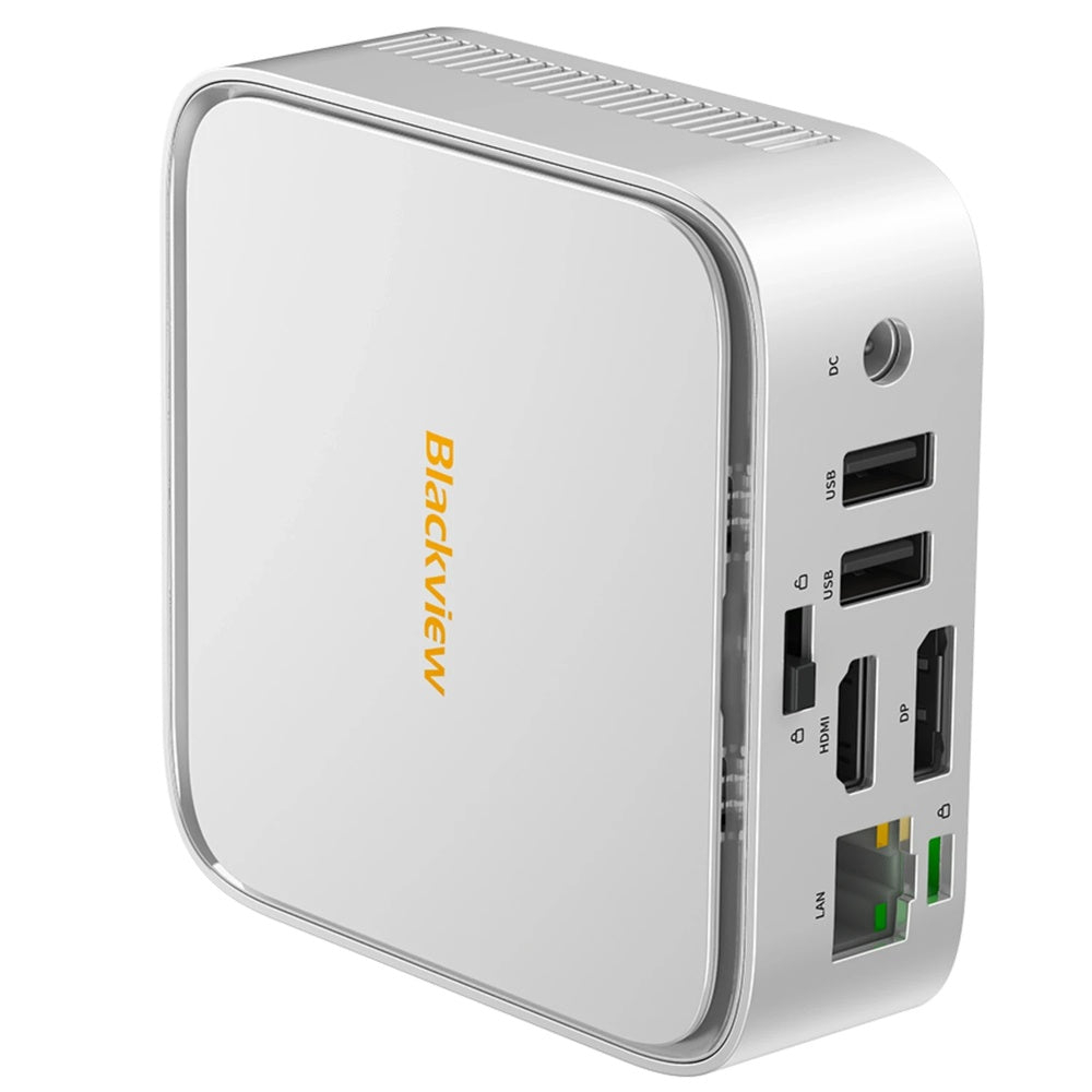 Mini PC Blackview AMD Ryzen 3500U 3.7GHz RAM 16GB Disco 512GB Video 4K WiFi Dual BTv4.2 Windows 11Pro Gris MP50-SILVER