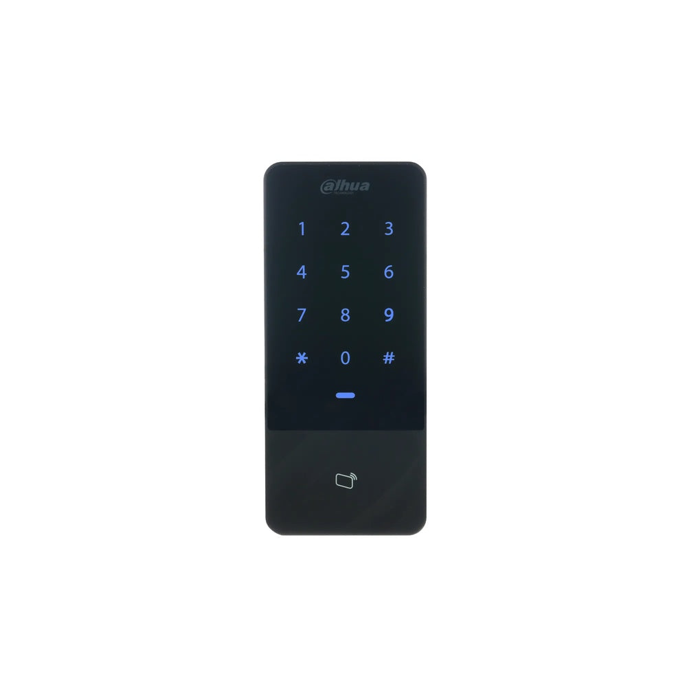 Control de Acceso Dahua con Teclado y Tarjeta 30K Usuarios 60K Registros TCP-IP Wiegand RS485 DHI-ASI1201E-D-V1