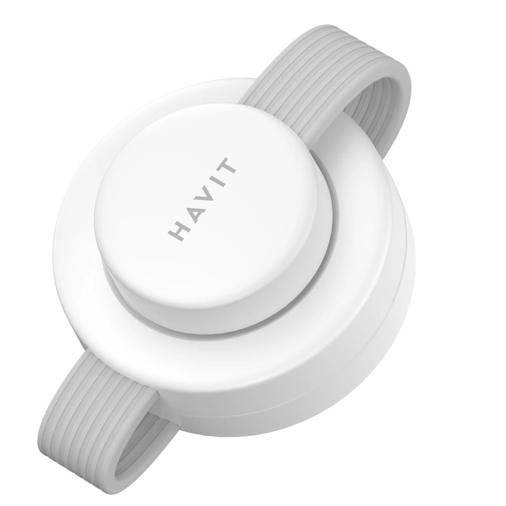 Estacion de Carga 3en1 Havit Plegable 15W Carga Celular Audifonos y Reloj al Mismo Tiempo Plegable Blanco W3105-WHG