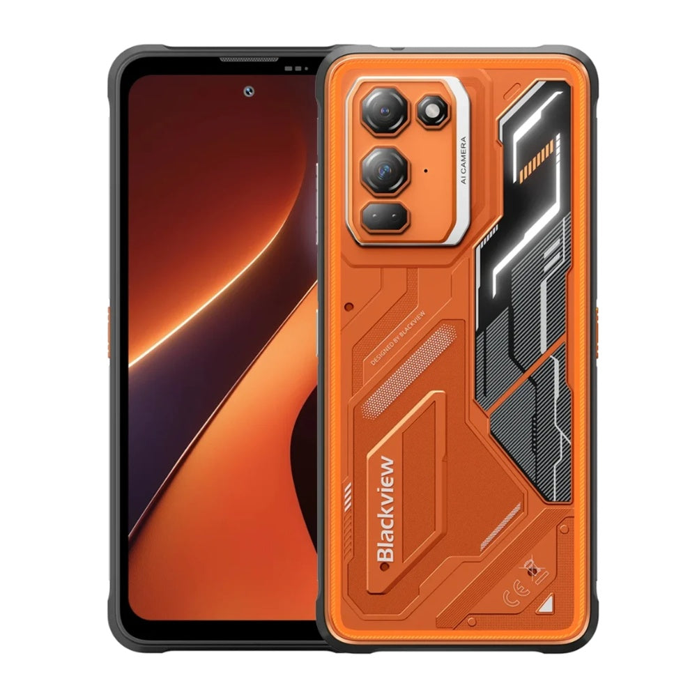 Celular Blackview FORT 200 Pantalla 6.78" 2.4K 120Hz 16GB+256GB 5000mAh NFC LTE BTv5 Android 16 IP68 FORT 200-ORANGE