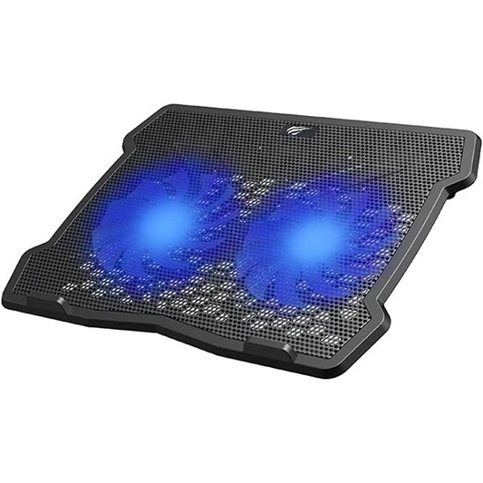 Soporte Cooler Havit para Laptop hasta 15.6" con 2 ventiladores y 2 Puertos USB-A F2075