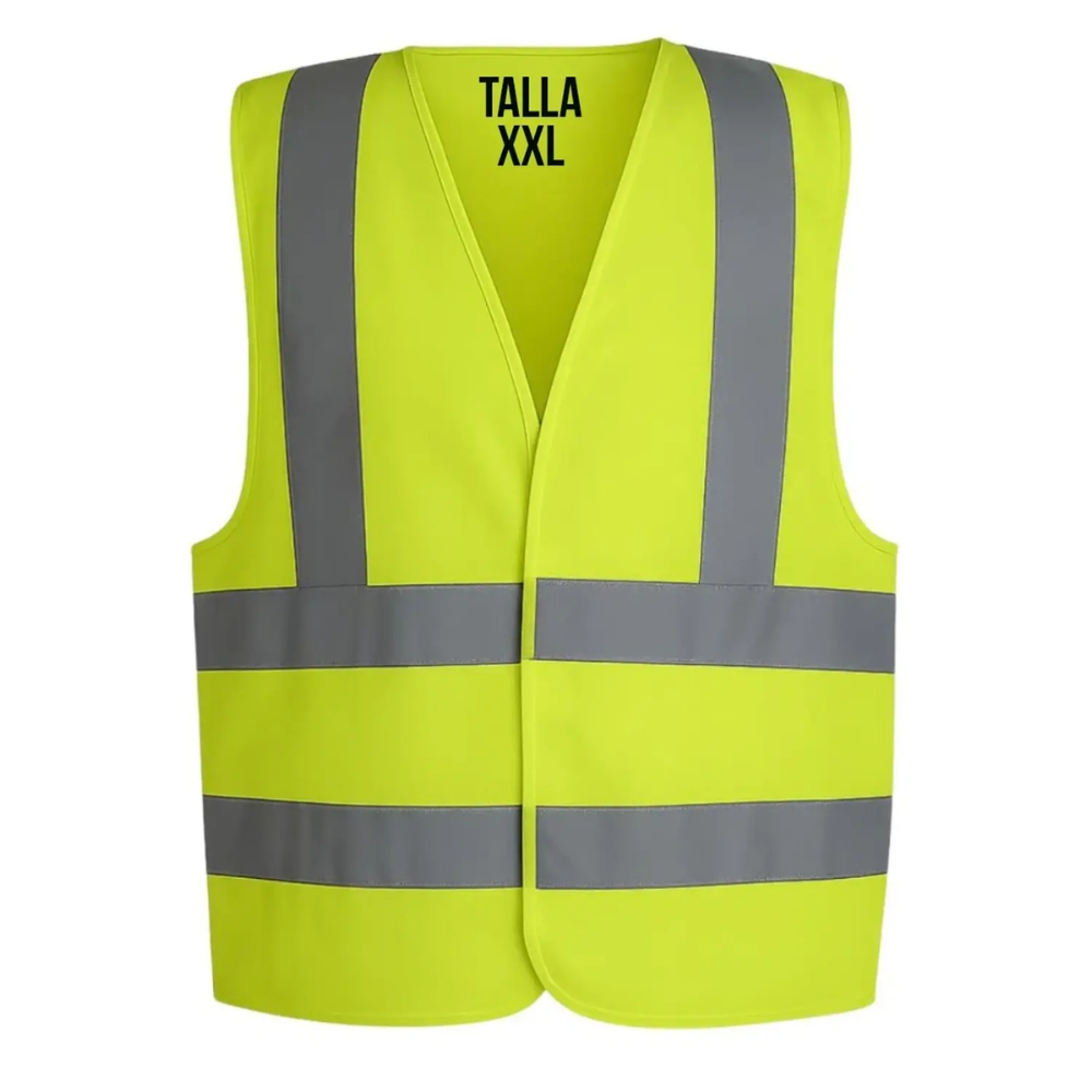 Chaleco Reflectivo Ackerland con Cierre KP color Amarillo Talla XXL RP0840