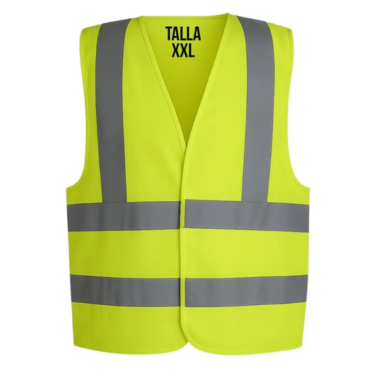 Chaleco Reflectivo Ackerland con Cierre KP color Amarillo Talla XXL RP0840