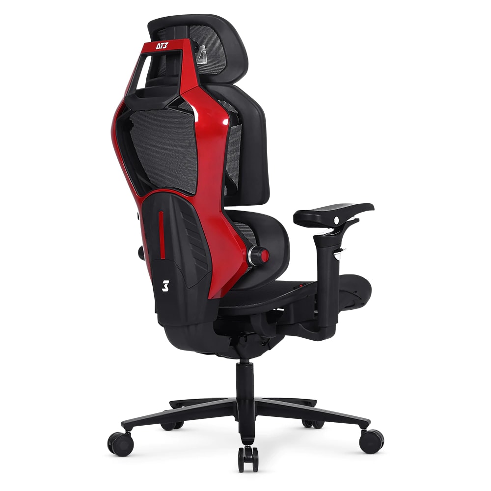 Silla de Oficina DT3 Ergonomica Chrono con Revestimiento Malla DT3 Vintex-C, Reposa Cabezas con Ajuste de Altura y Rotacion, 