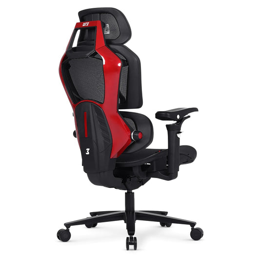 Silla de Oficina DT3 Ergonomica Chrono con Revestimiento Malla DT3 Vintex-C, Reposa Cabezas con Ajuste de Altura y Rotacion, 