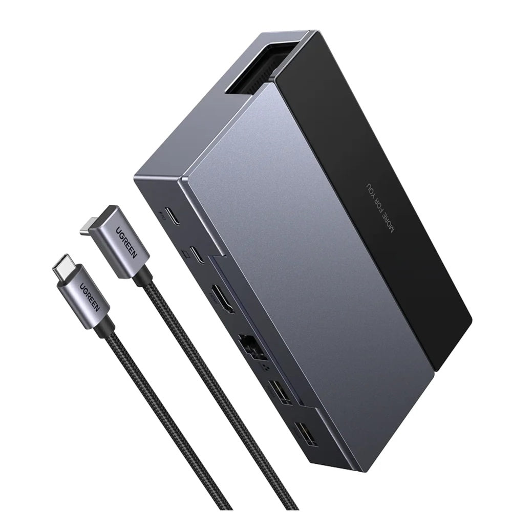 Base Dock Ugreen 6en1 para Steam Deck HDMI 4K 120Hz 2xUSB-A 3.0 5Gbps USB-C 3.0 5Gbps Ethernet PD 100W 75126