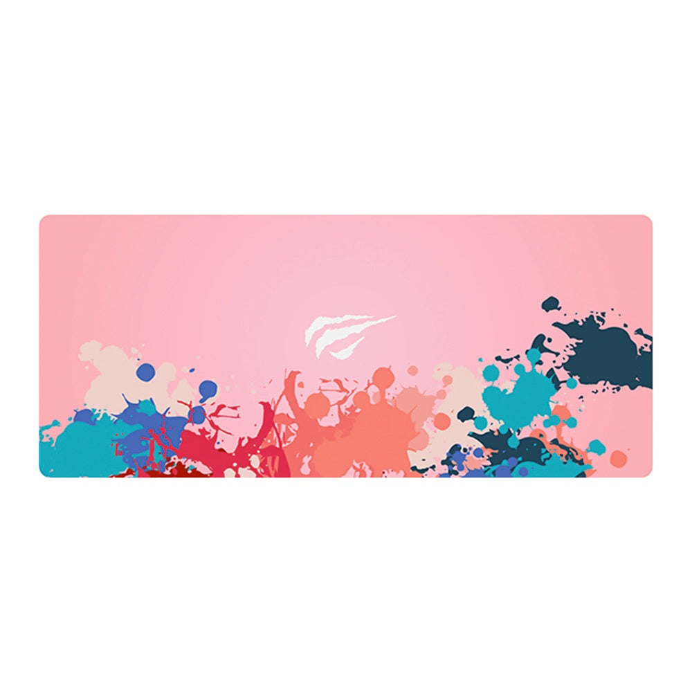 Mouse Pad Havit para PC con Goma Antideslizante Tamaño 70x30cm Permite Mover el Mouse con Precision Rosado MP847