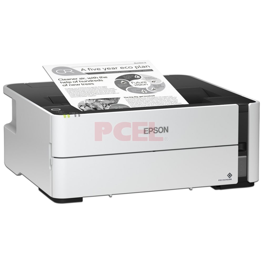 Impresora Epson M1180 Monocromatico con Sistema de Tinta Continuo Original Conectividad USB WiFi y Ethernet C11CG94303