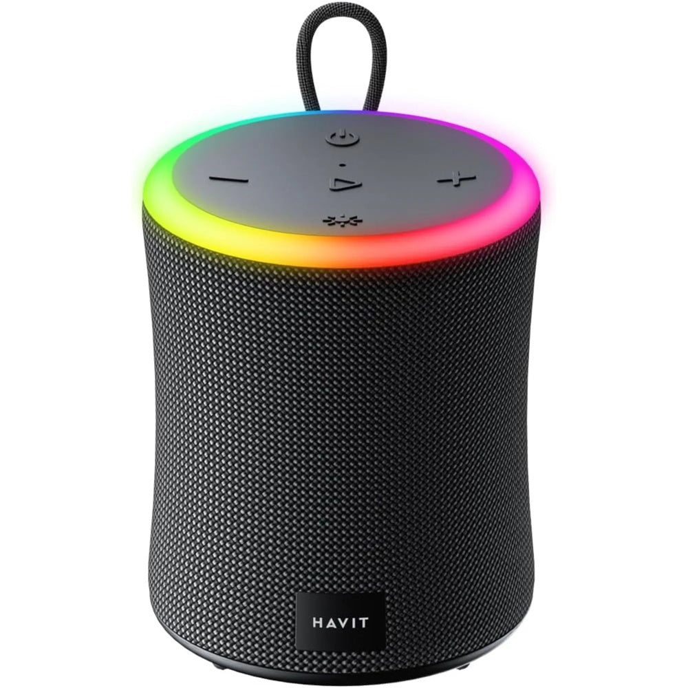 Parlante Havit RGB Potencia 10W TWS BT v5.3 Bateria 8 horas Resistente al Agua IPX6 SK832BT-BK