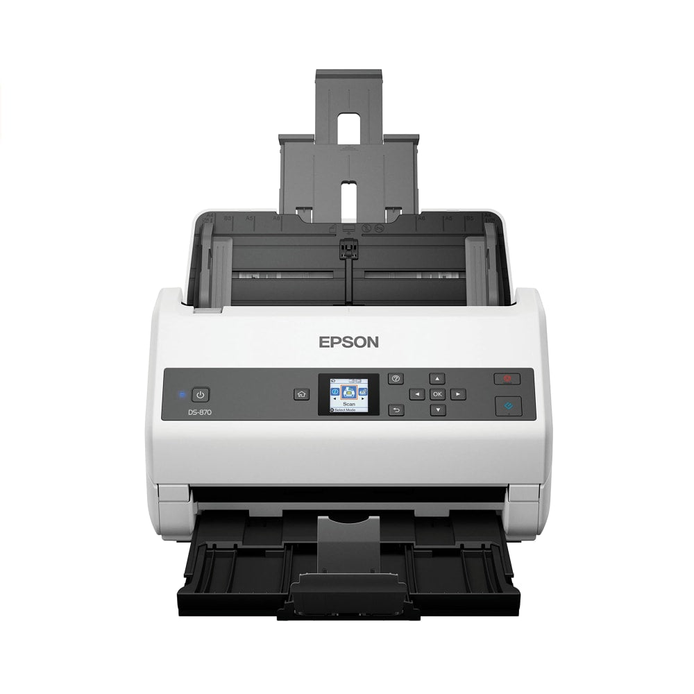 Escaner Epson DS-870 ADF de 100 Paginas hasta 65PPM Simplex 130IPM Duplex Conectividad USB y Ethernet B11B250201