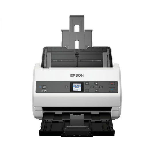 Escaner Epson DS-870 ADF de 100 Paginas hasta 65PPM Simplex 130IPM Duplex Conectividad USB y Ethernet B11B250201