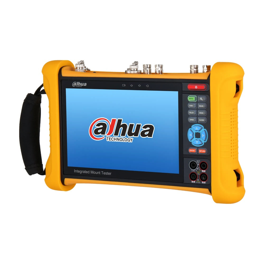 Tester Dahua para Camaras IPC HDCVI AHD HDTV CVBS HDMI In/Out Pantall 7" HD Tactil Testeo Cable de Red PFM906-E-V2