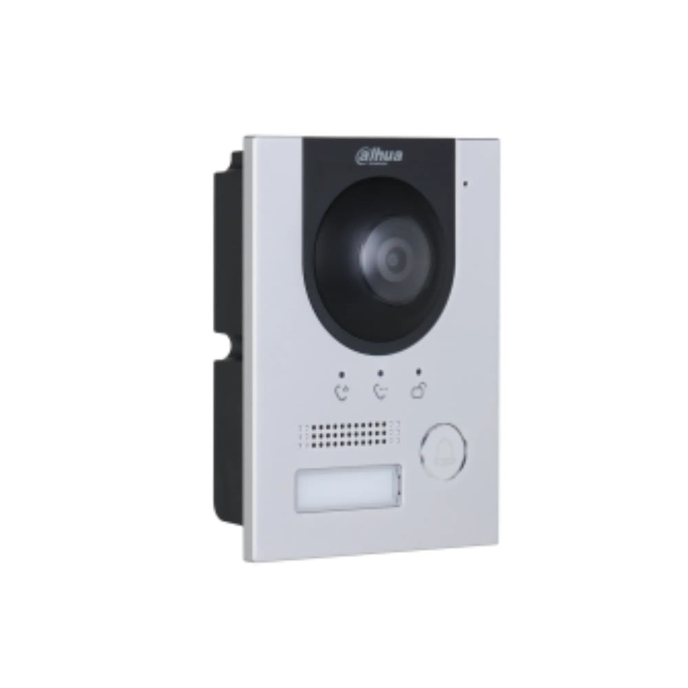Frente de Calle Dahua 2MP con Funcion de Intercomunicador APP para Telefono PoE OnVif IP65 IK07 DHI-VTO2201F-P-S2