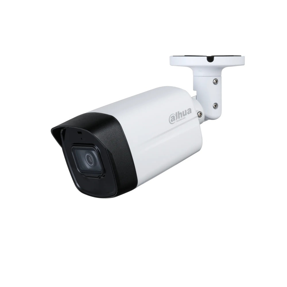 Camara Dahua HDCVI Bala 5MP Lente 2.8mm Metal Plastico Luz 60m CVI CVBS AHD TVI Microfono IP67 HAC-HFW1500TLMN-A-S3DIP