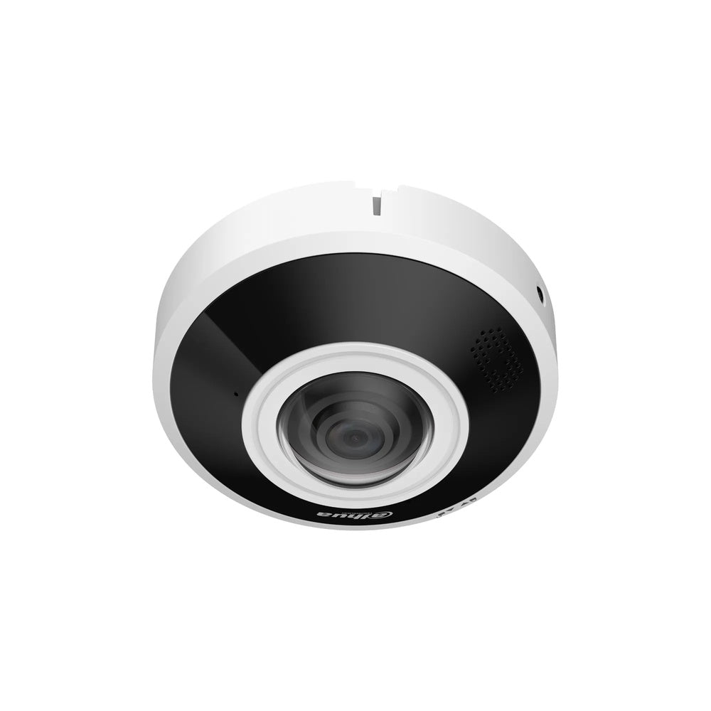 Camara IP Dahua Ojo de Pez 6MP Metal Plastico IR 15m Audio 2 Vias WDR 3D NR HLC BLC PoE IP67 IK10 DH-IPC-EBW5641P-AS