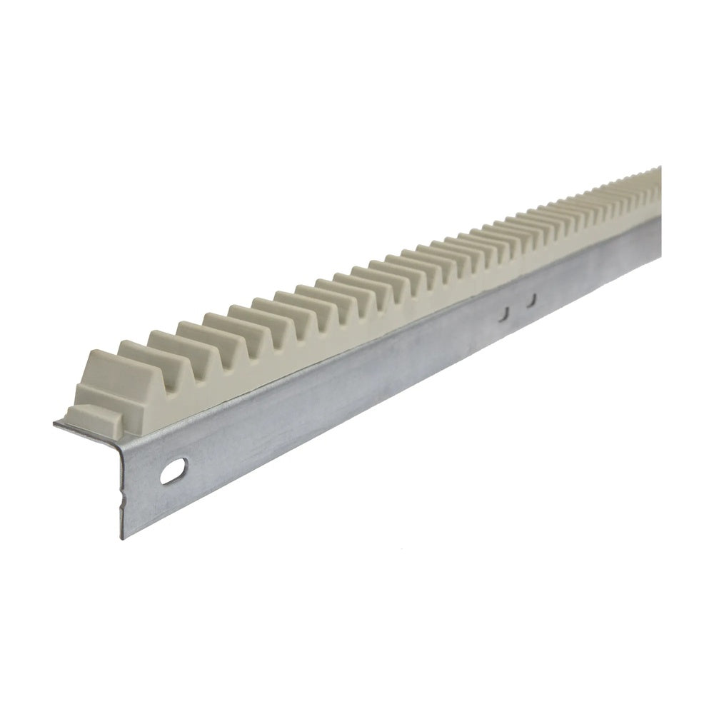 Cremallera Garen Maximo 1.5m Gomo 500mm Base Angular Zinc color Plomo P06890