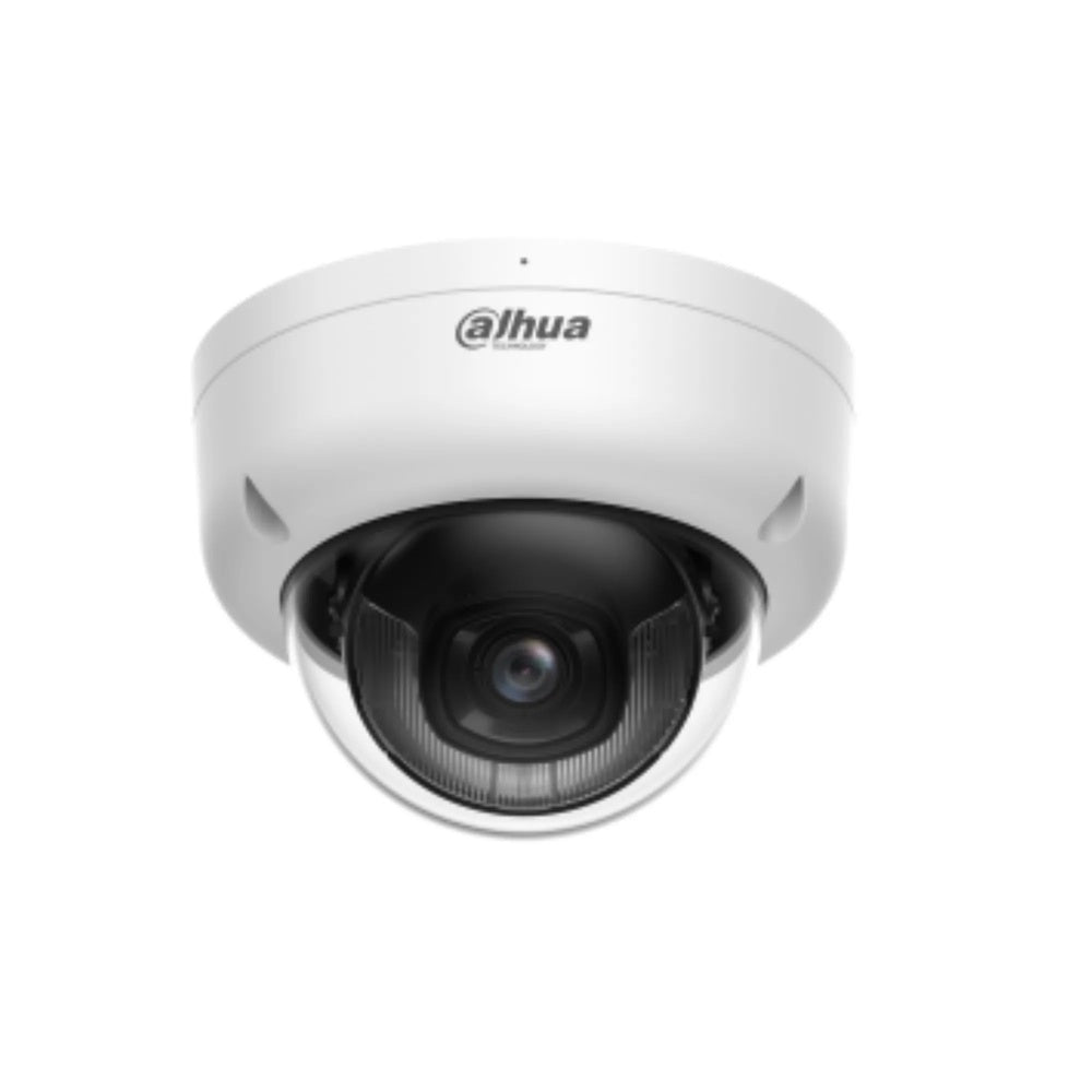 Camara IP Dahua Domo 2MP Antivandalica Luz 30m Detecta Personas Microfono 12Vdc PoE IP67 IK08 IPC-HDBW1239E1-A-IL-28-S6