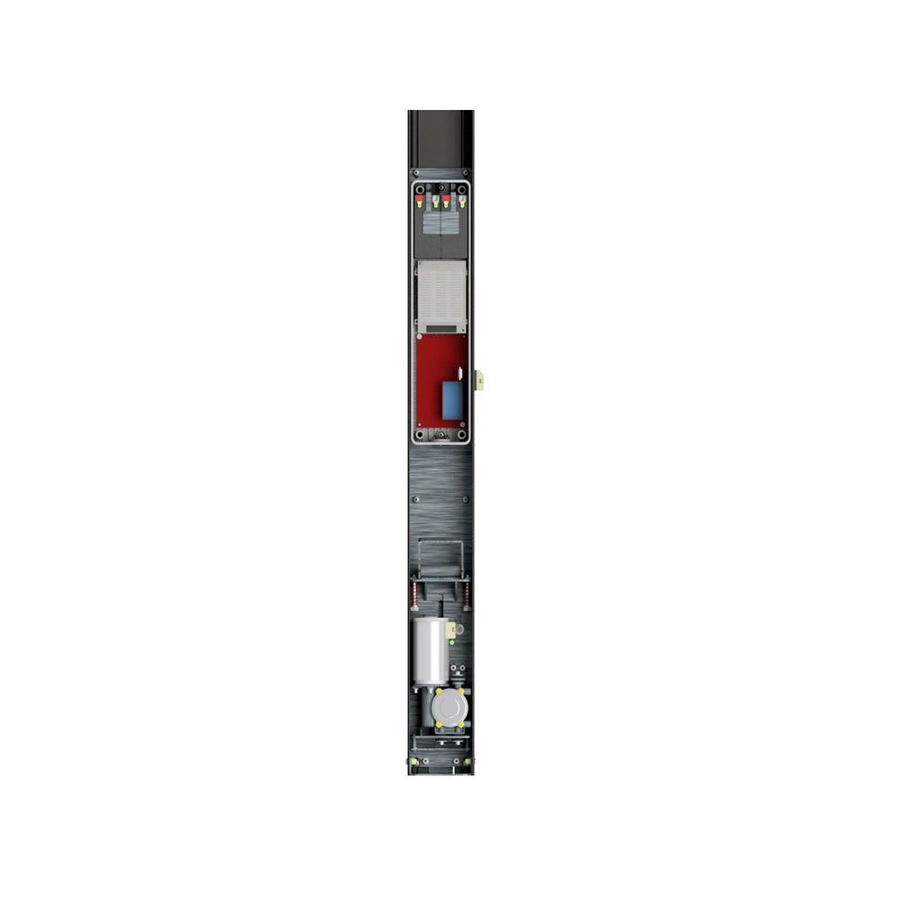 Motor Garen Deslizante de Empotrar Motor BLDC Altura 2100mm Incluye 2 Controles color Negro BLDC F01846