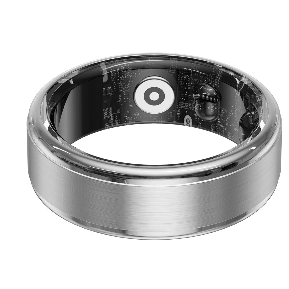 Anillo Inteligente Havit Tamaño #12 Diametro Monitorea Salud Resistencia 5ATM Estuche carga 13 veces Gris M7083-12-SILVER