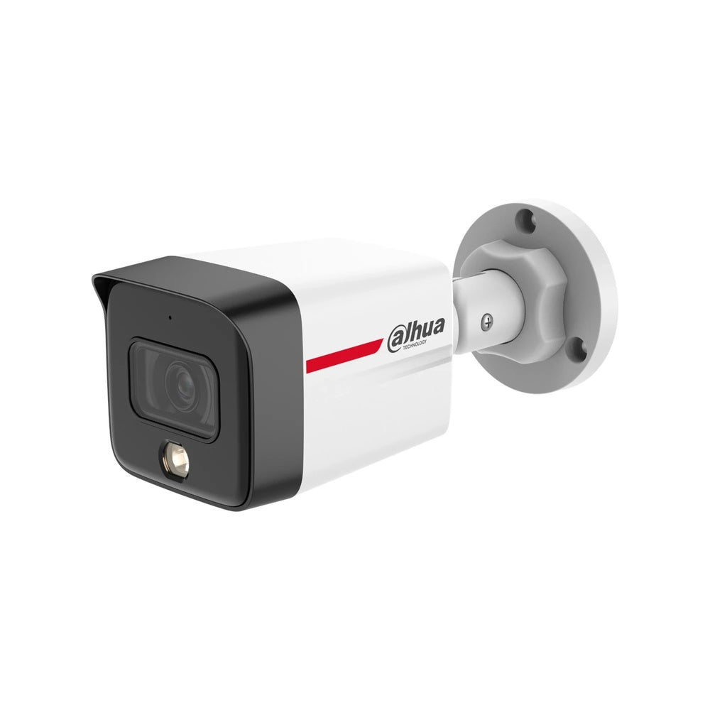 Camara IP Dahua Bala 2MP Metal Plastico Wizcolor Microfono Lente 2.8mm SMD Plus 12Vdc PoE IP67 IPC-HFW1239TC1-A-LED-PRO