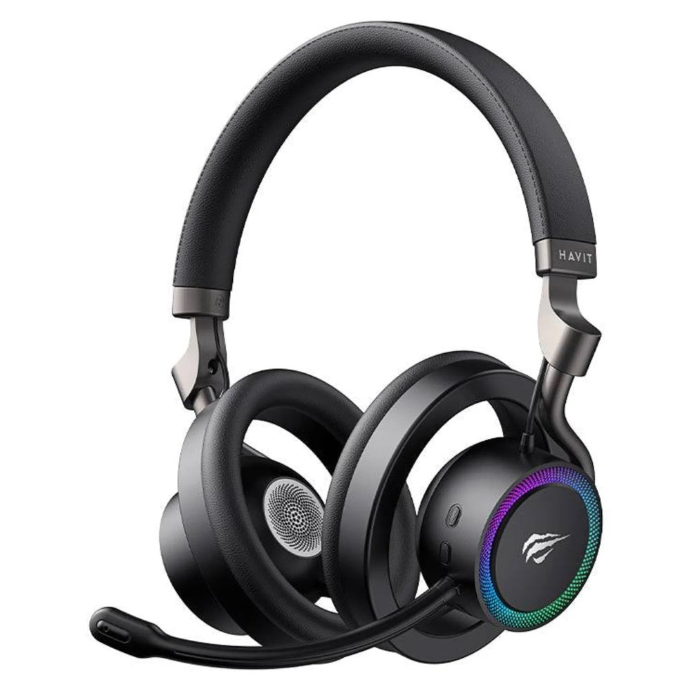 Audifonos de Oide Abierto Havit Gamer RGB Audio Espacial con Seguimiento de Cabeza Amplia Compatibilidad Fuxi-H8-BKOCH