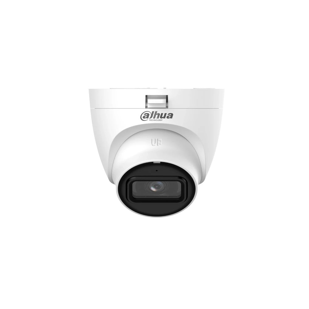 Camara Dahua HDCVI Domo 8MP Lente 2.8mm Metal Plastico IR 30m Microfono Integrado IP67 HAC-HDW1801TLQ-A-S3-DIP