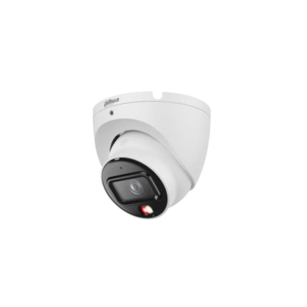 Camara IP Dahua Domo 8MP Metal Full Color Lente 2.8mm Luz 30m DWDR HLC BLC Microfono PoE IP67 IPC-HDW1839TP-A-IL-028-S6