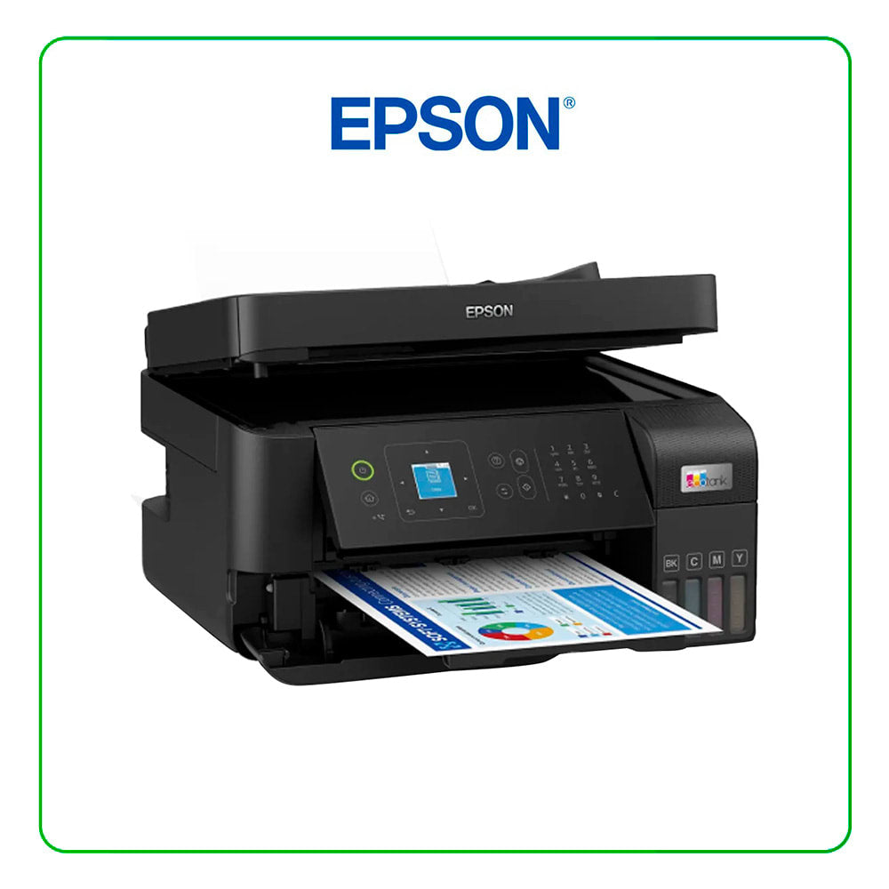 Impresora Epson Multifuncional L5590 Impresora Escaner Copiadora Fax con Sistema de Tinta Continuo Original Conectividad USB 