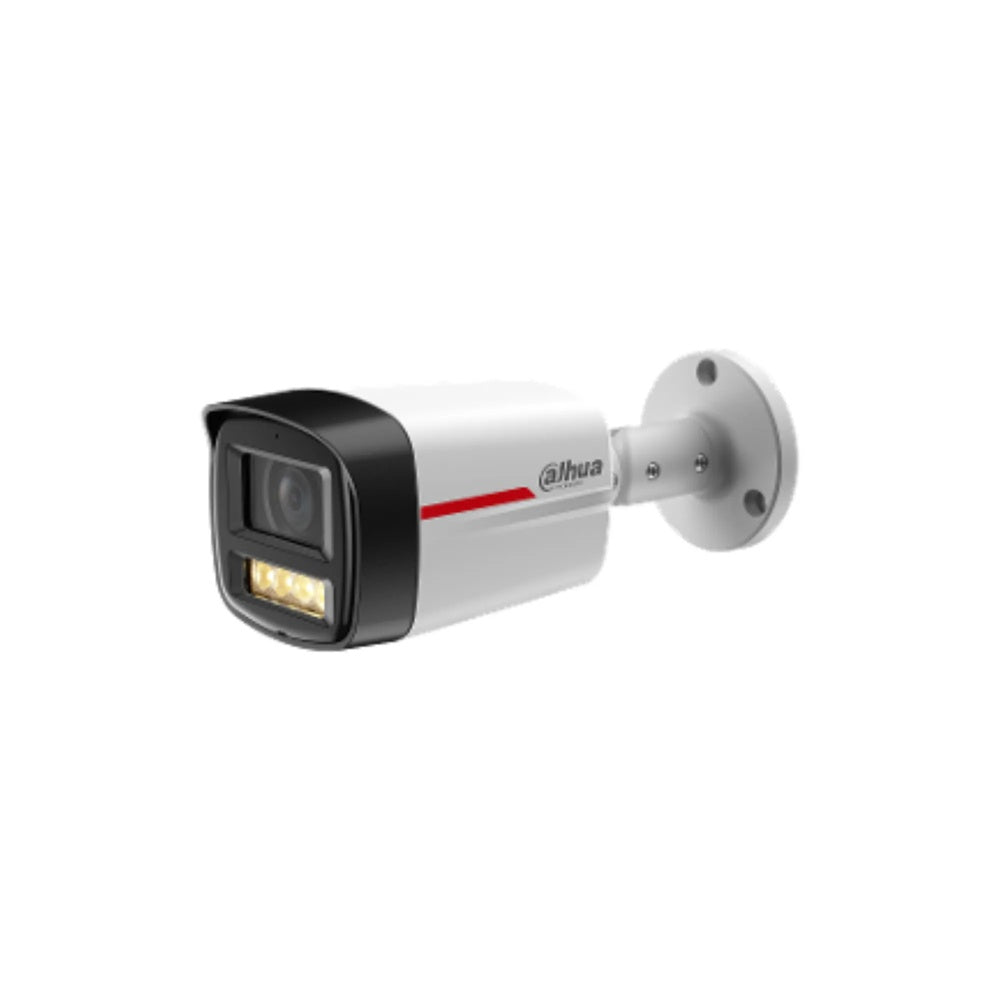 Camara IP Dahua Bala 2MP Metalica Wizcolor Micro SD 256GB Microfono SMD Plus PoE IP67 IPC-HFW2249TL-S-LED-28-PR