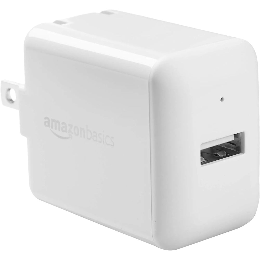 Cargador Amazon Basic Puerto USB-A 12W 2.4Amp para telefono o tablet B0773JCTR5