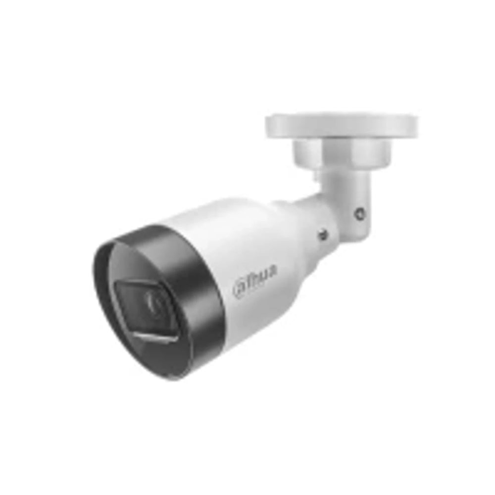 Camara IP Dahua Bala 2MP Metal Plastico Lente 2.8mm Luz 30m SMD Plus 12Vdc PoE IP67 IPC-HFW1230S1-0280B-S6-QH