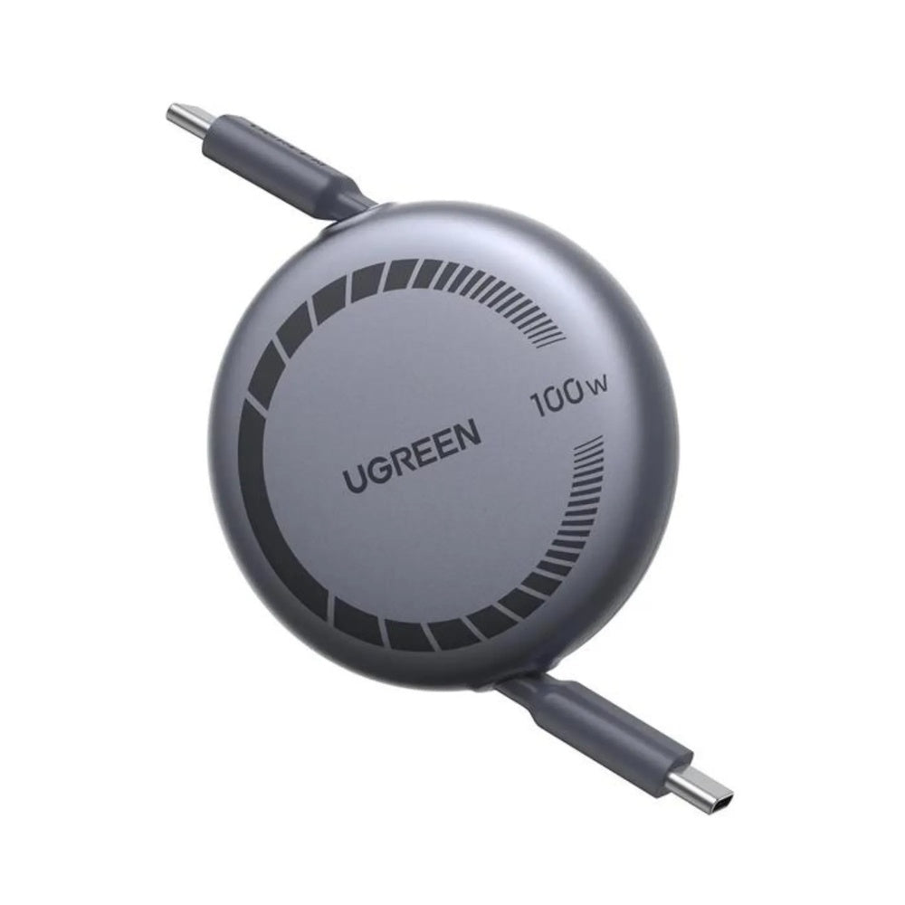 Cable Ugreen Nexode 100W USB-C a USB-C Retractil PD 3.0 QC3.0 PPS 20V 5A Longitud hasta 1m Transferencia 480Mbps 65905