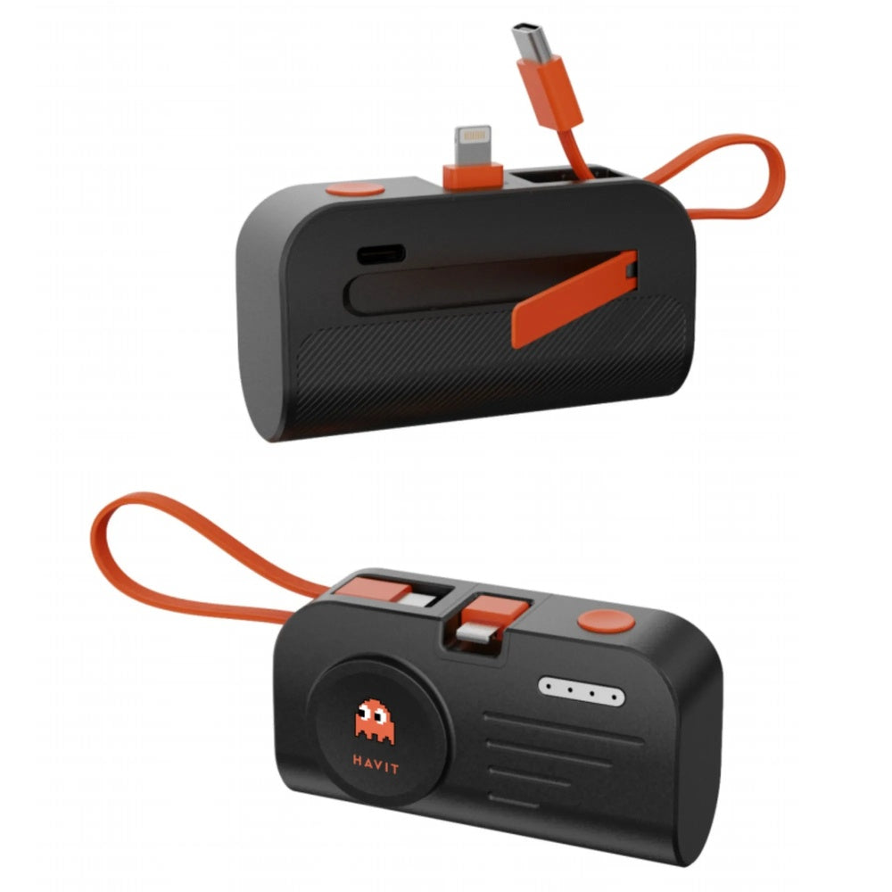 Kit para Viajeros Completo Havit Cargador PD20W + Power Bank 5.000mAh + Cable USB-C a USB-C + Ventilador 5W STK011 US-BK