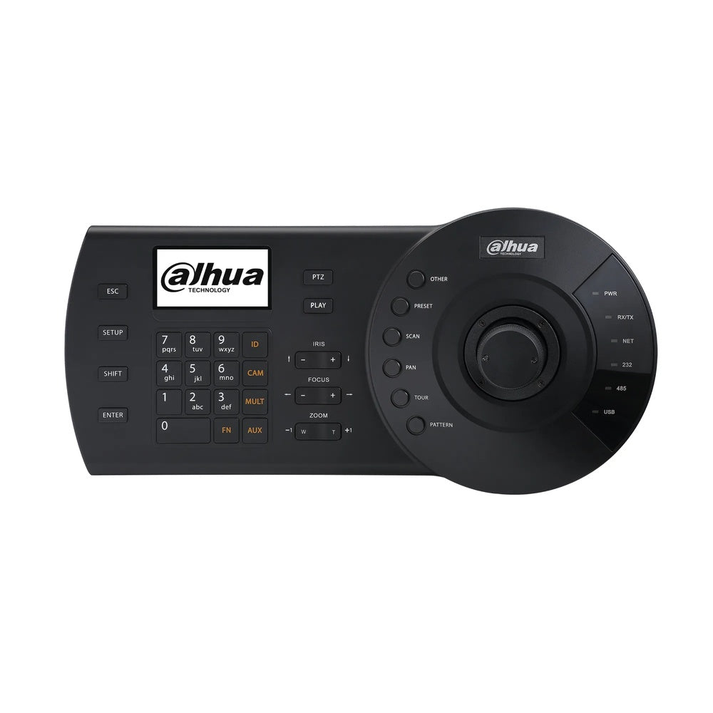 Joystick Dahua para PTZ Y DVR Auto Scan SO Linux Conexion RS485 RS232 USB y RJ45 DHI-NKB1000-A