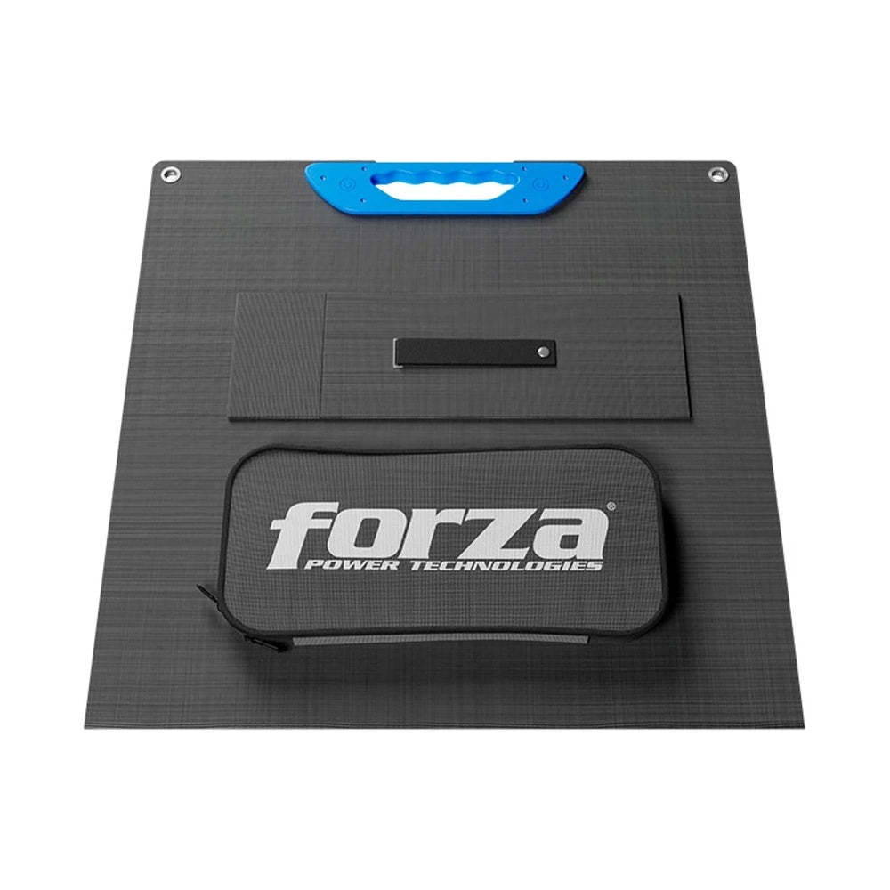 Panel Solar Portatil Forza 100Watts Monocristalino y Conexion 6en1 para todos los Dispositivos IP65 FPV-T100W