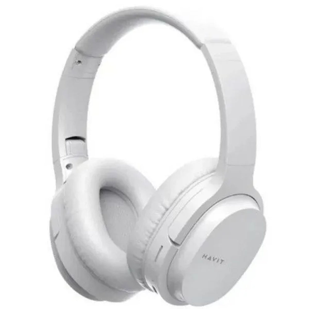 Audifonos Havit Inalambricos BT v5.0 Bateria hasta 8horas Carga en 2.5h Diseño Plegable y Ergonomico I62-WH